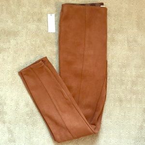 New! Anthro Suede Leggings